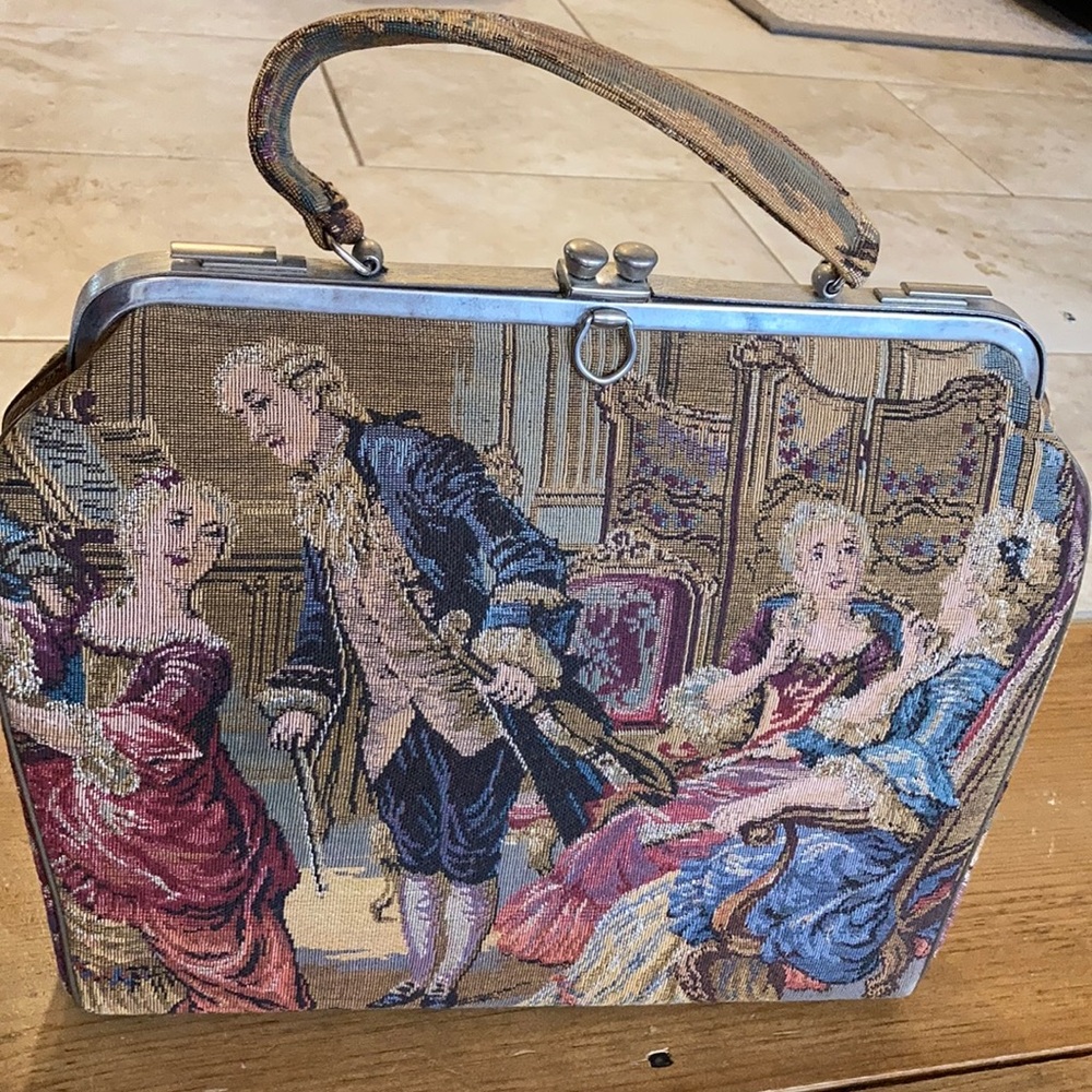 *Vintage* Stylecraft Miami Tapestry Purse